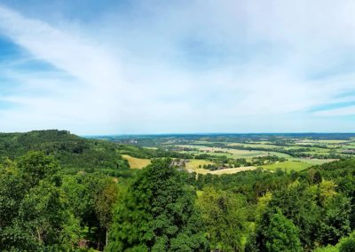 Waldenburger Panoramablick ins Umland